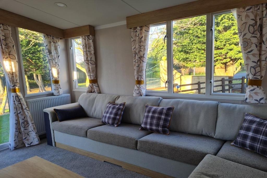 Caravan On Fantastic Site Dunbar Exterior foto