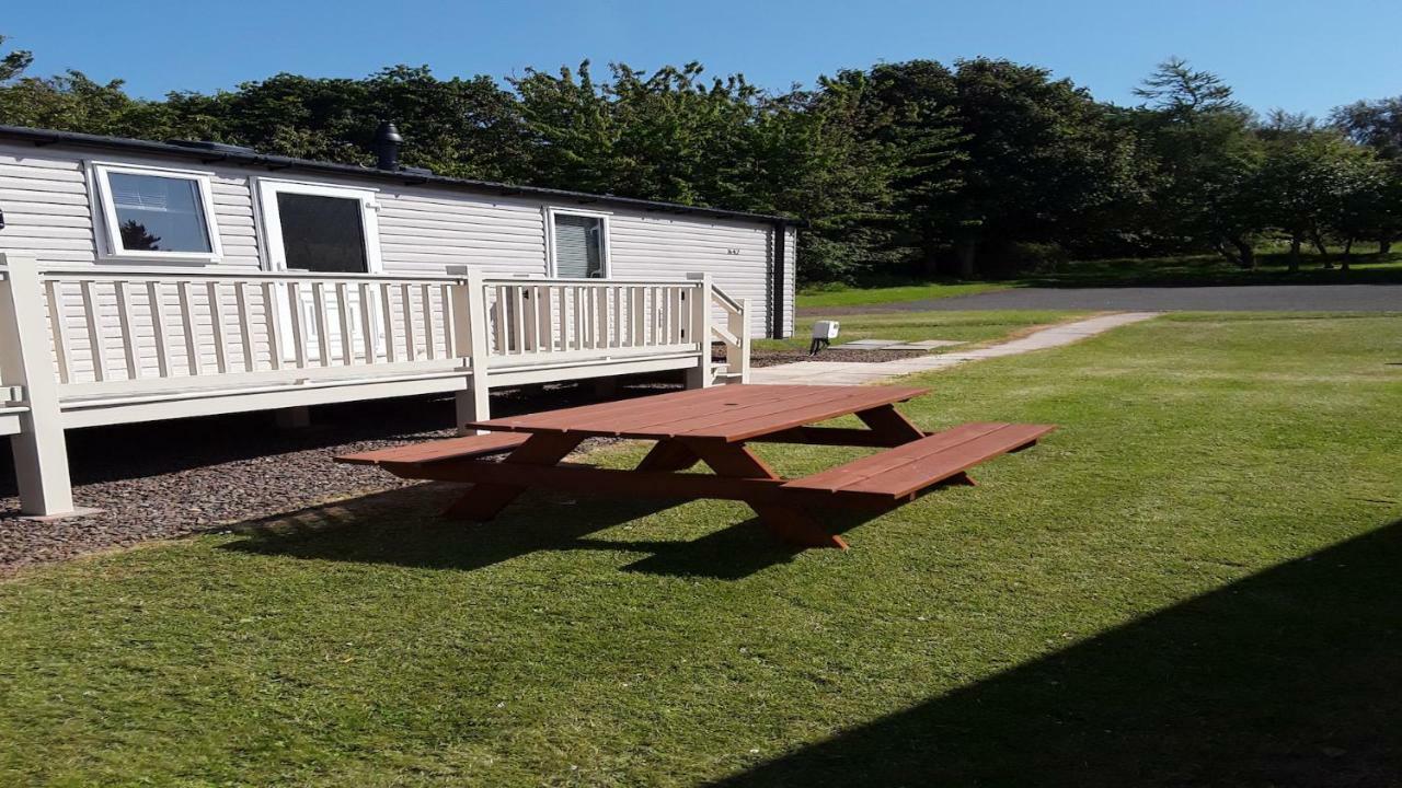 Caravan On Fantastic Site Dunbar Exterior foto